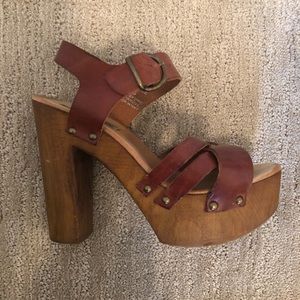 Steve Madden Wooden Heels